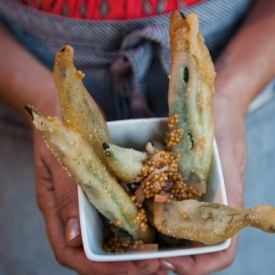 Vodka Tempura Fried Okra - Recipe photo by camillestyles