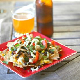 Vegetarian Nachos - Recipe photo by Food Done Light