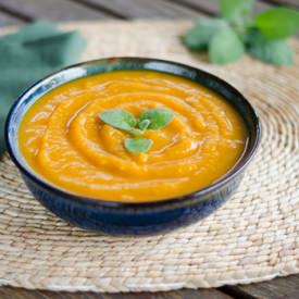 Paleo Roasted Butternut Squash Soup - Recipe photo by Cook Eat Well