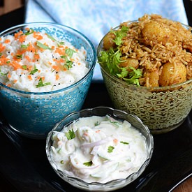Small Potato Biryani - Recipe photo by Raks Kitchen