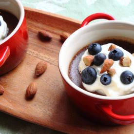 Chocolate Pots de Crème - Recipe photo by myblueandwhitekitchen
