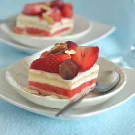Strawberry and Watermelon Cake - Recipe photo by jothetartqueen