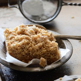 Pumpkin New York-Style Crumb Cake - Recipe photo by AnEdibleMosaic