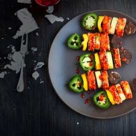 Spicy Paneer Tikka/Yogurt Mint Sauce - Recipe photo by foodfashionparty