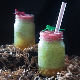 Frog Smoothie with Eyeballs - Recipe photo by ffandd