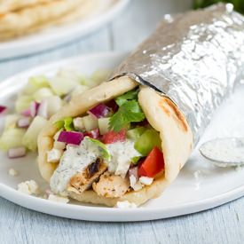 Chicken Gyros with Tzatziki - Recipe photo by cooking classy