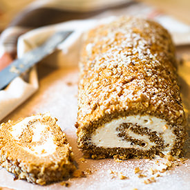 Pumpkin Cake Roll - Recipe photo by parentpretty