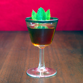 Green Hell Cocktail - Recipe photo by stirandstrain