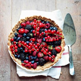 Wild Berry Tart - Recipe photo by boxofspice
