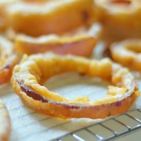 Pumpkin Ale Battered Onion Rings - Recipe photo by theviewfromgreatisland