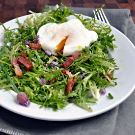 Salad Lyonnaise - Recipe photo by PinchandSwirl