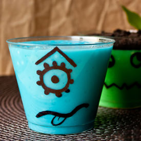 Spooky Pudding Cups - Recipe photo by Cakewhiz