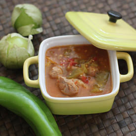 New Mexico Hatch Chile Pork Chili - Recipe photo by foodlibrarian