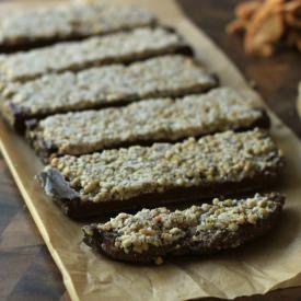 Raw Apple Gingerbread Squares - Recipe photo by chocolatechoufleur