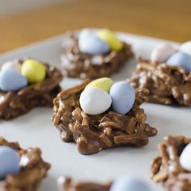Chocolate Peanut Butter Nests - Recipe photo by unOriginalMom