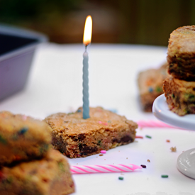 Funfetti Chocolate Chip Cookie Bars - Recipe photo by bethcakes
