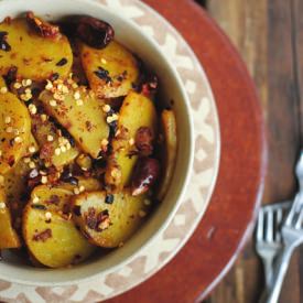 Stir Fried Potatoes - Recipe photo by Soma