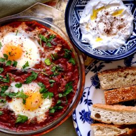 Turkish Eggs with Yoghurt - Recipe photo by The Cutlery Chronicles