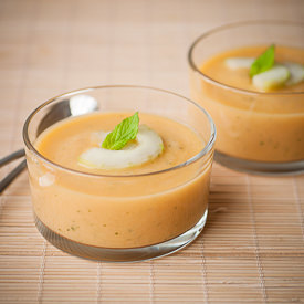 Melon and Mint Soup - Recipe photo by bemiam