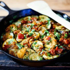 Vegan Zucchini Bake - Recipe photo by Feasting at Home
