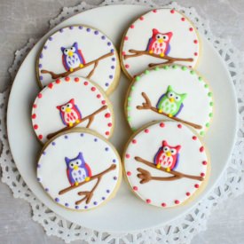 Owl Sugar Cookies - Recipe photo by Clairellyn
