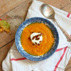 Orange & Saffron Pumpkin Soup - Recipe photo by minta