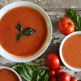 Creamy Roasted Tomato Soup - Recipe photo by Nutrition Stripped