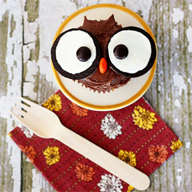 Adorable Owl Cupcakes - Recipe photo by livelaughrowe
