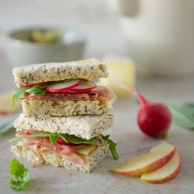Prosciutto, Apple, Brie Sandwiches - Recipe photo by lemonsandanchovies