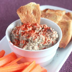 Roasted Eggplant Dip- Baba Ghanoush - Recipe photo by cookingbride