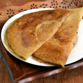 Pesarattu Dosa | Moong Dal Dosa - Recipe photo by Indian Khana
