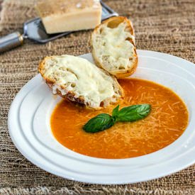 Roasted Garlic and Tomato Soup - Recipe photo by jocooks
