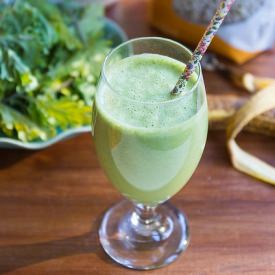 Peanut Butter Green Smoothie - Recipe photo by feelingfoodish
