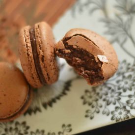 Dark Chocolate Macaron - Recipe photo by jothetartqueen