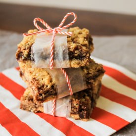 Mars Crumble Bars - Recipe photo by Cottagekitchen