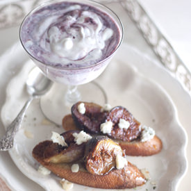 Roasted Figs with Gorgonzola - Recipe photo by LanaAnn