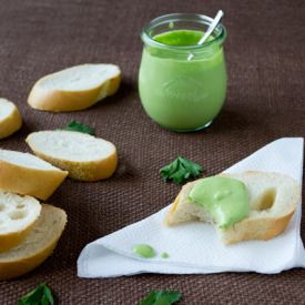 Milk Mayonnaise w/ Parsley & Garlic - Recipe photo by CookTheStory