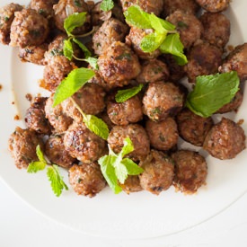 Lamb Meatballs - Recipe photo by MyCustardPie