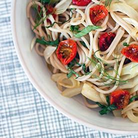 Roasted Tomato Pasta with Fennel - Recipe photo by ashleyneese