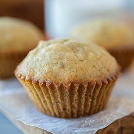 Skinny Banana Bread Muffins - Recipe photo by shariblogs