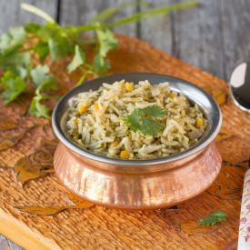 Cilantro Lentil Rice - Recipe photo by cooksjoy