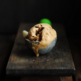 No Churn Coffee Ice Cream - Recipe photo by Soma