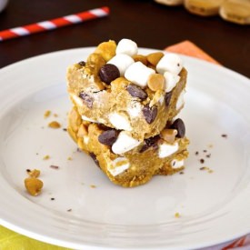 No Bake Marshmallow Bars - Recipe photo by flavorthemoments