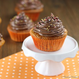 Carrot Cupcakes with Chocolate - Recipe photo by madamexicaras