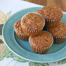 Morning Glory Muffins - Recipe photo by Glorious Treats