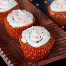Carrot Banana Cupcakes - Recipe photo by cooksjoy
