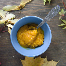Hokkaido Pumpkin Puree - Recipe photo by Ola