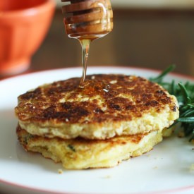 Savory Corn Pancakes - Recipe photo by Set the Table