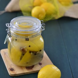 Moroccan Preserved Lemons - Recipe photo by Debjani