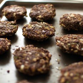 Quinoa Burger Patties - Recipe photo by Minty Chai
